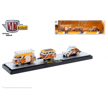 M2 Machines 1:64 Volkswagen Delivery Van 1960 & Volkswagen Beetle Deluxe USA Model 1953